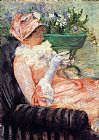 Mary Cassatt Famous Paintings - The Cup Of Tea 2